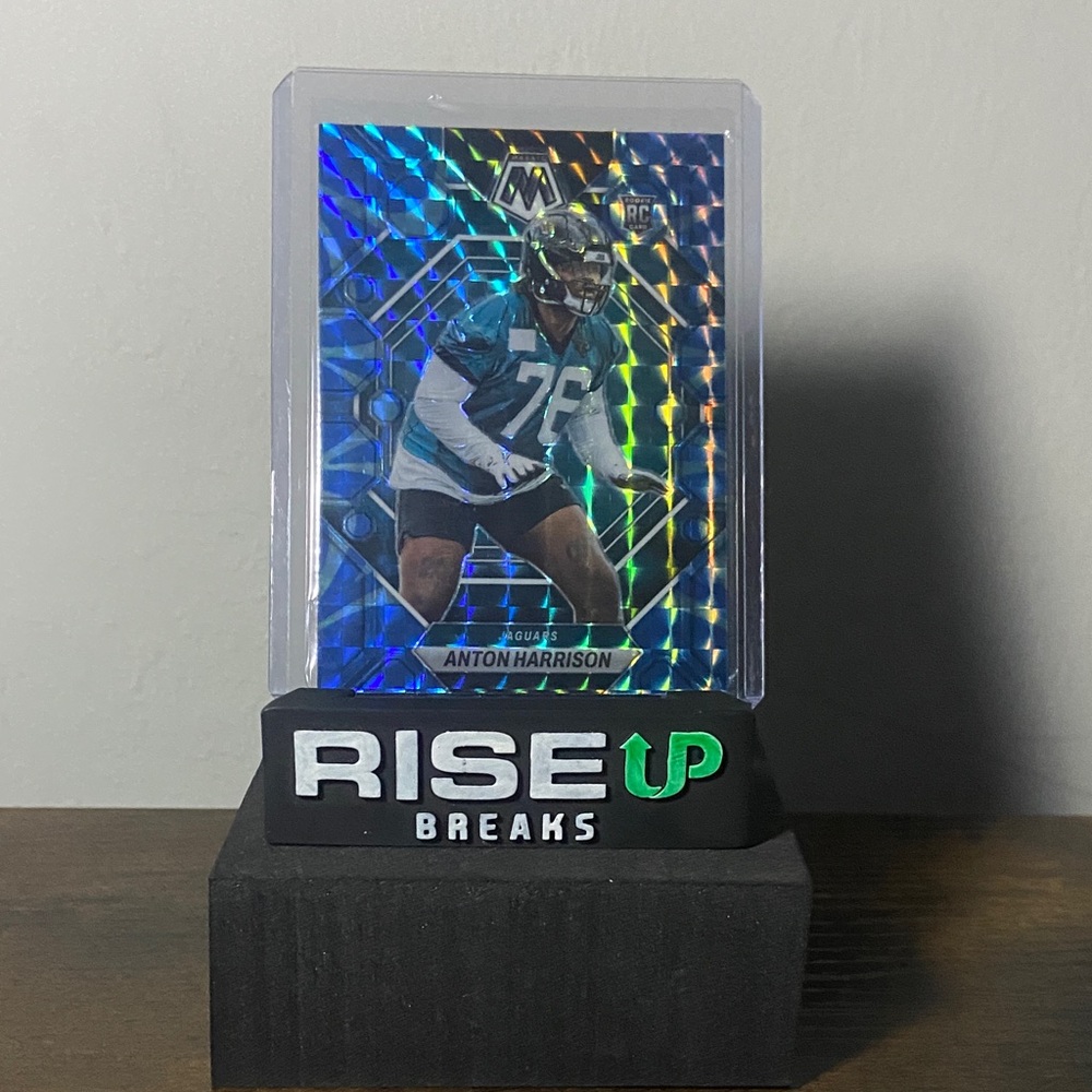 2023 Panini Mosaic Anton Harrison RC Camo Green Mosaic Parallel #283.